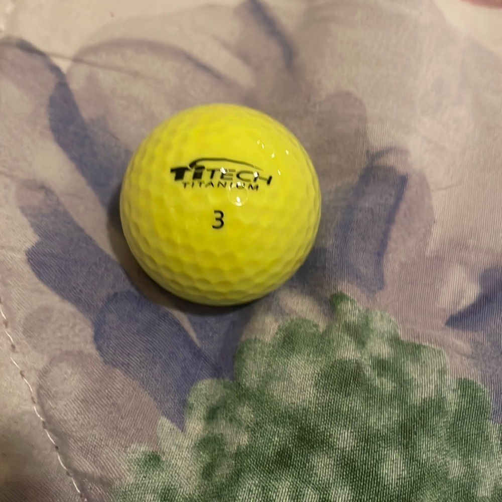 3/$3 Used yellow golf ball